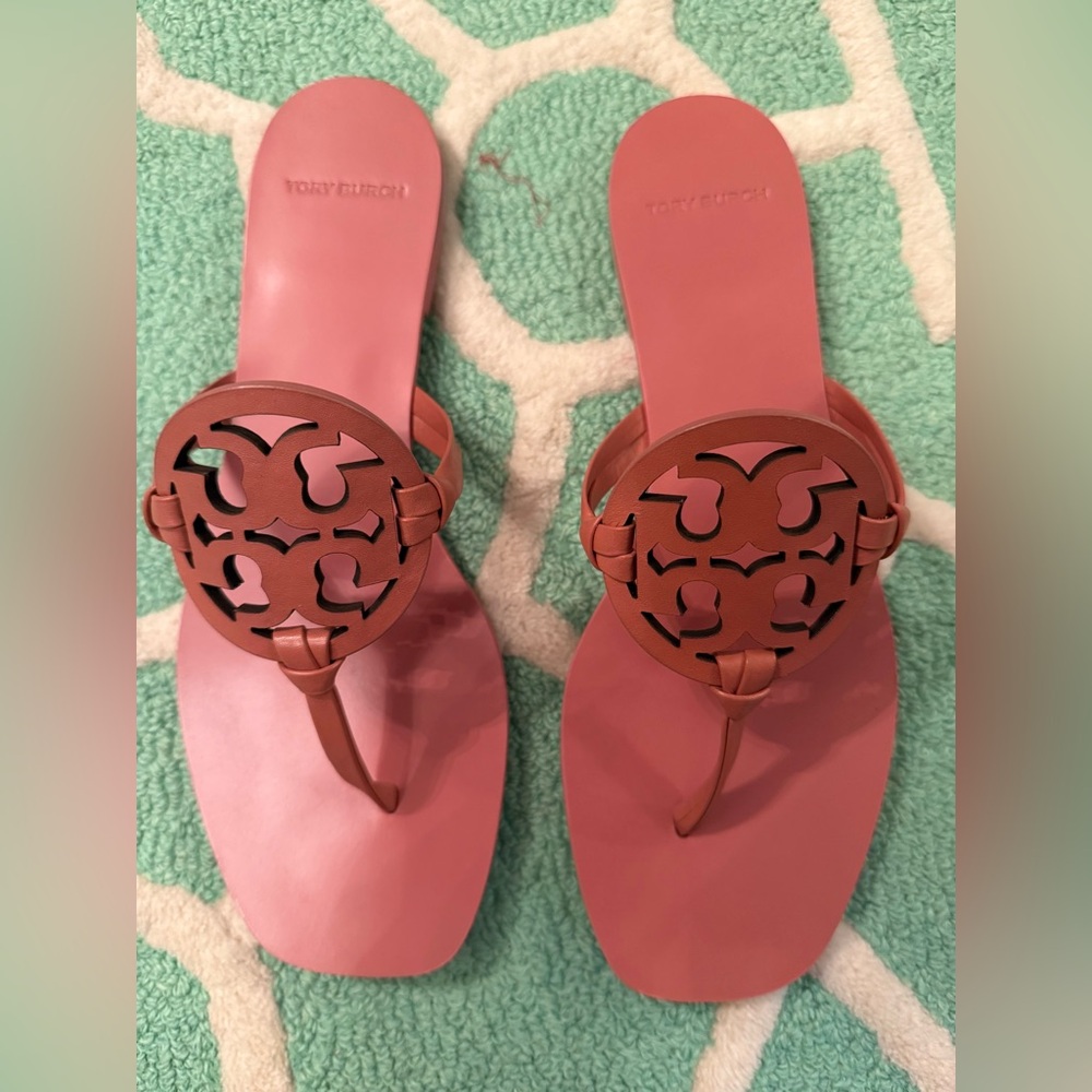 NWT Tory Burch Miller Square Toe Sandals sz 8.5